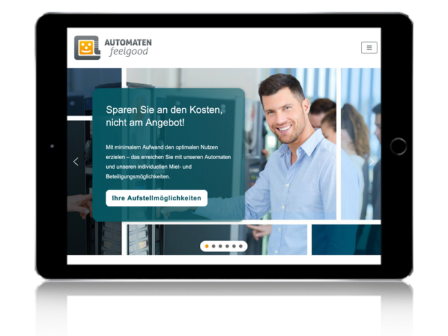 Website von Automaten feelgood